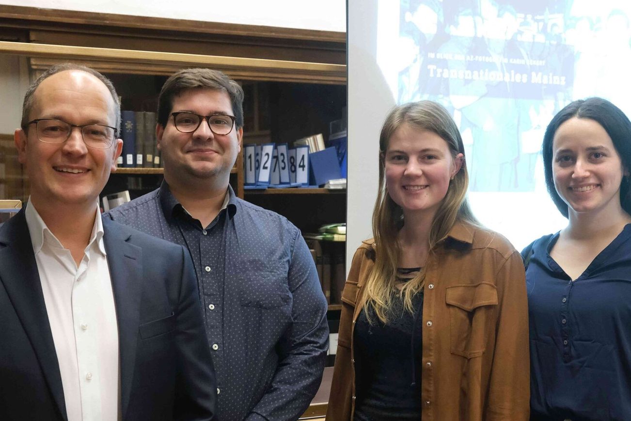 Das Projektteam im Stadtarchiv