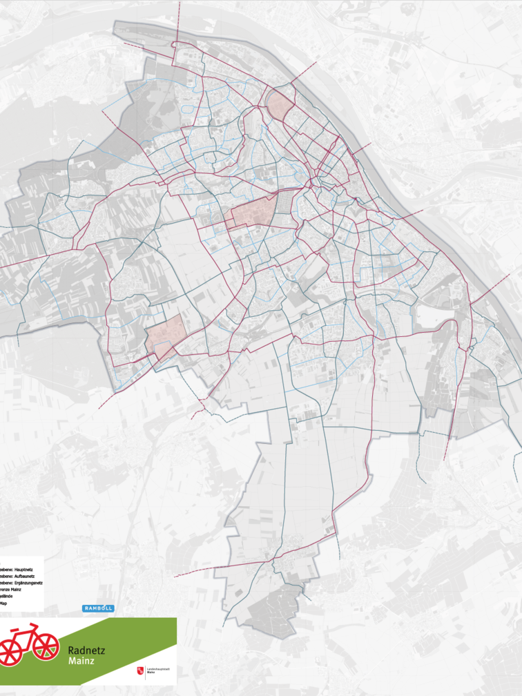 Présentation du projet de réseau cyclable pour Mayence