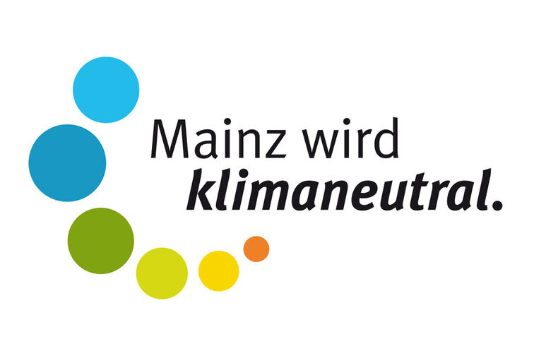 Il logo della campagna "Magonza diventa neutrale per il clima".