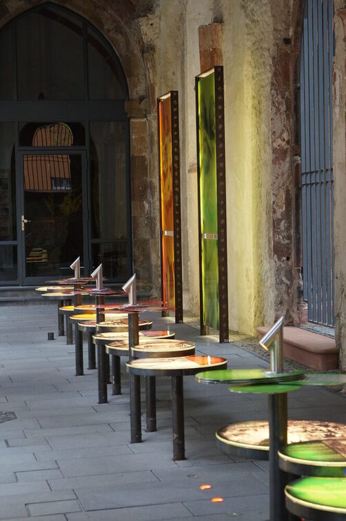 Mémorial de St-Christophe, panneaux d'information