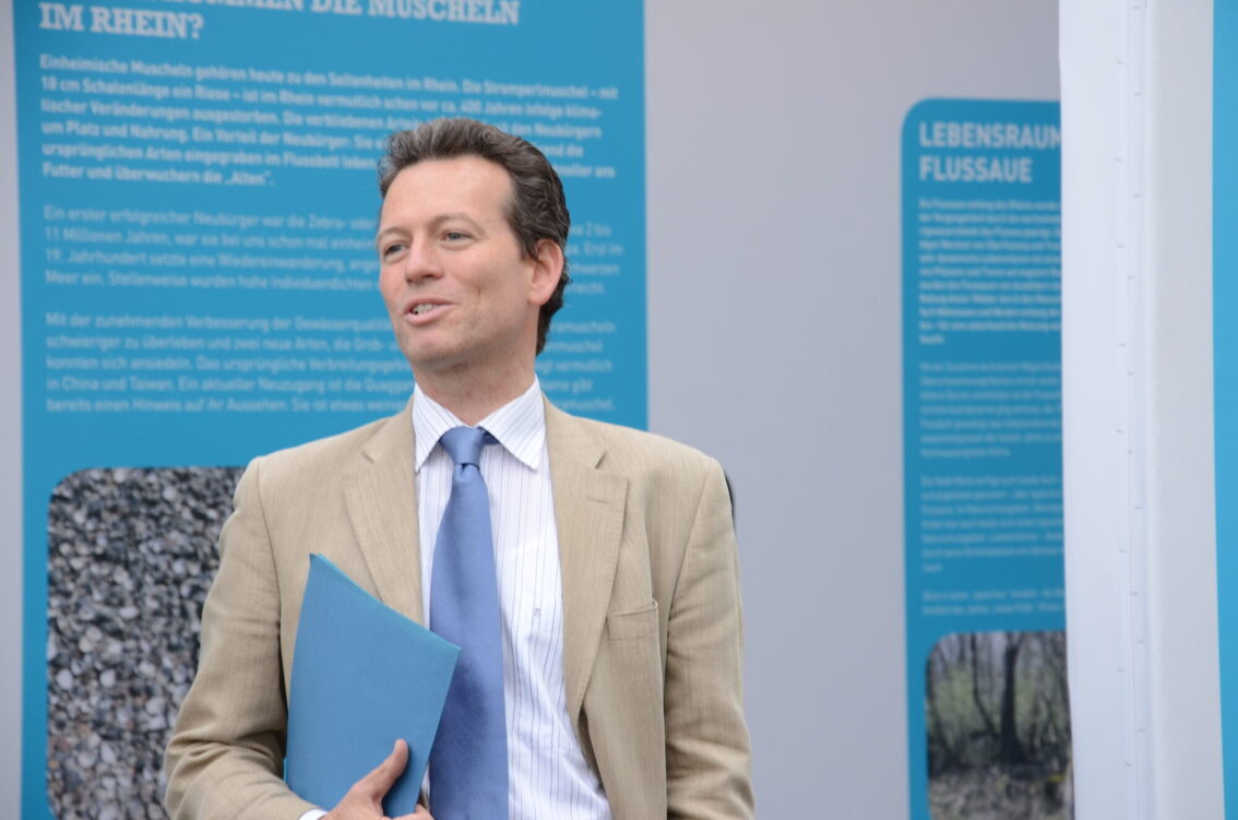 Домінік Кіммель з RGZM в одному з кубів zeit.fenster