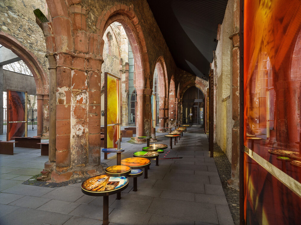 Mémorial de St-Christophe, panneaux d'information