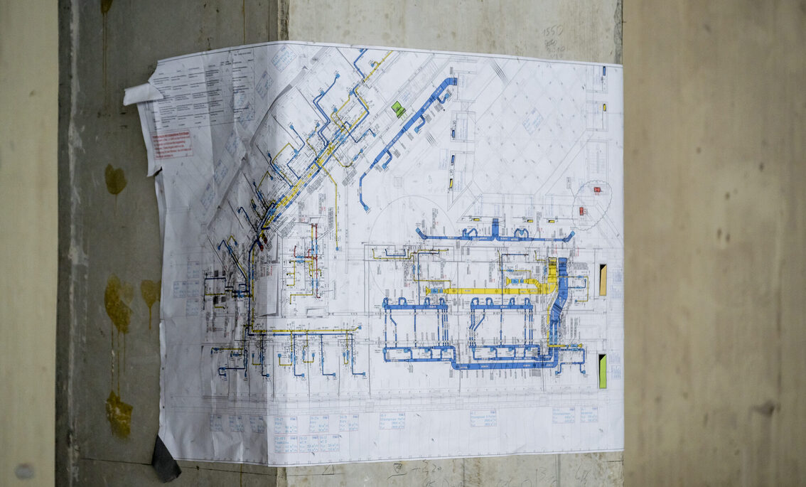 Mainz belediye binasının bina planı