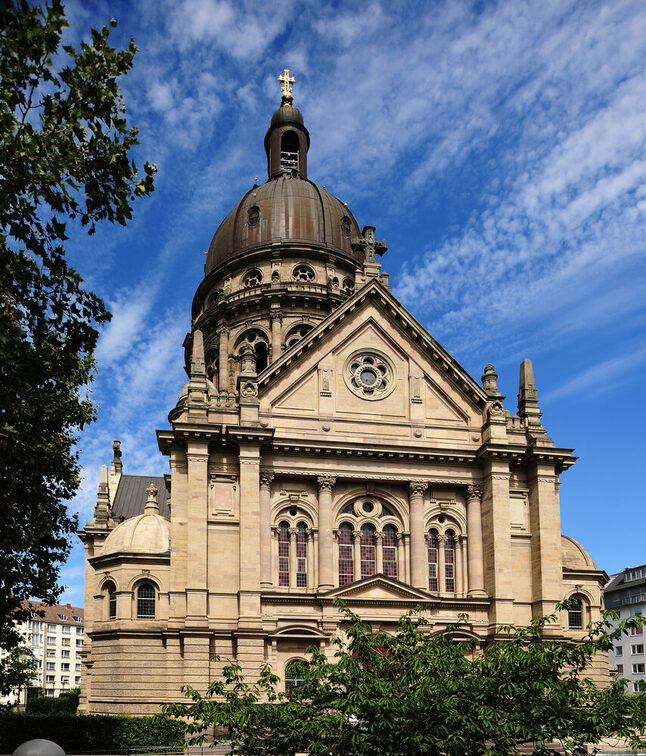 La Christuskirche vue de l'extérieur