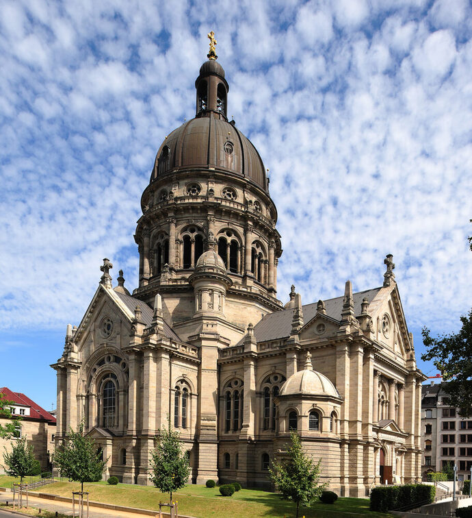 La Christuskirche sur la Kaiserstraße