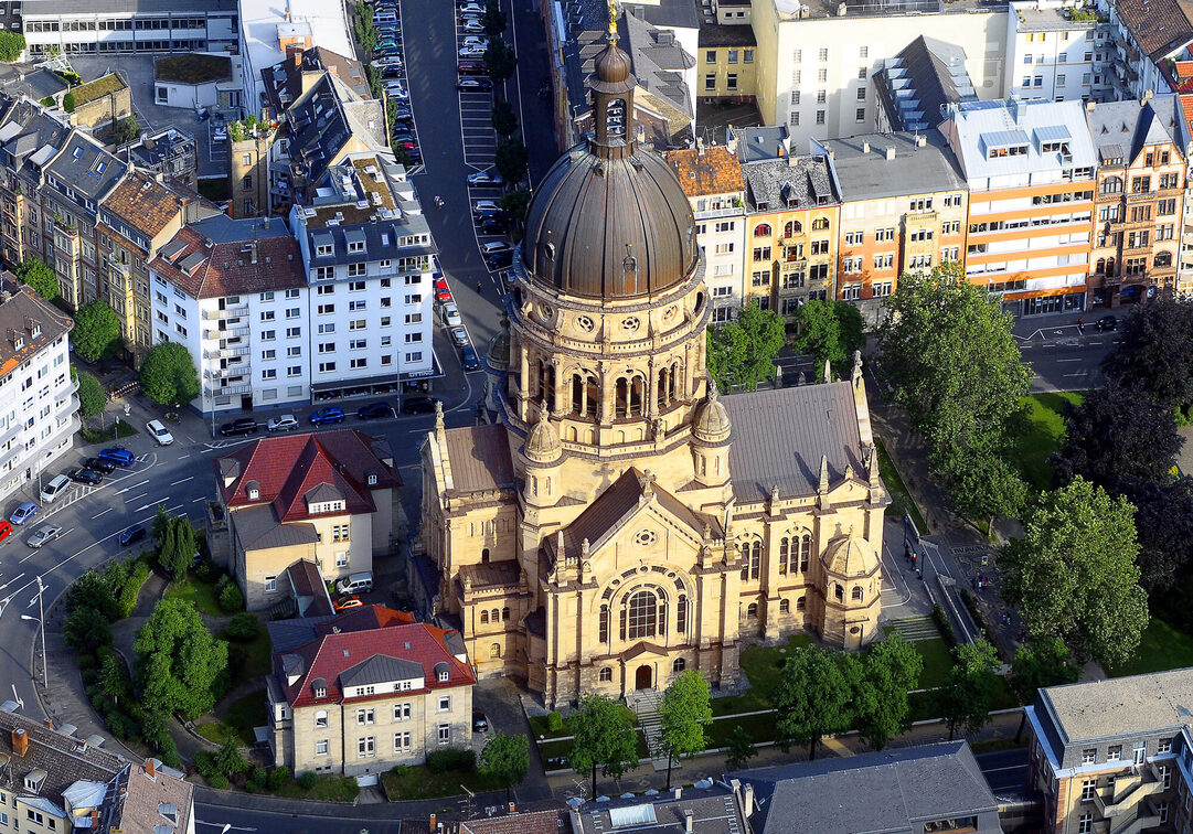 La Christuskirche sur la Kaiserstraße