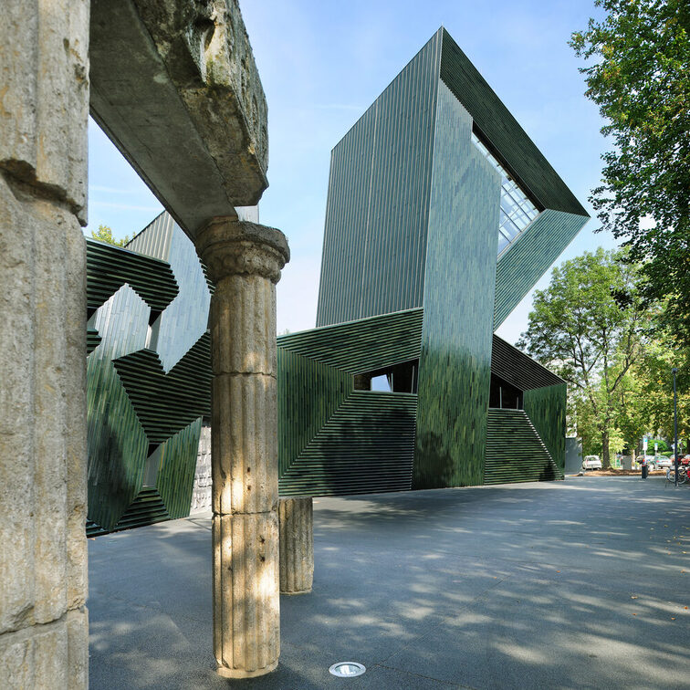 Außenansicht der Neuen Synagoge Mainz