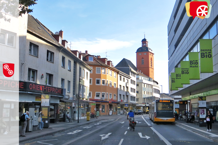 Фото Шустерштрассе Вид на церкву Святого Квінтіна