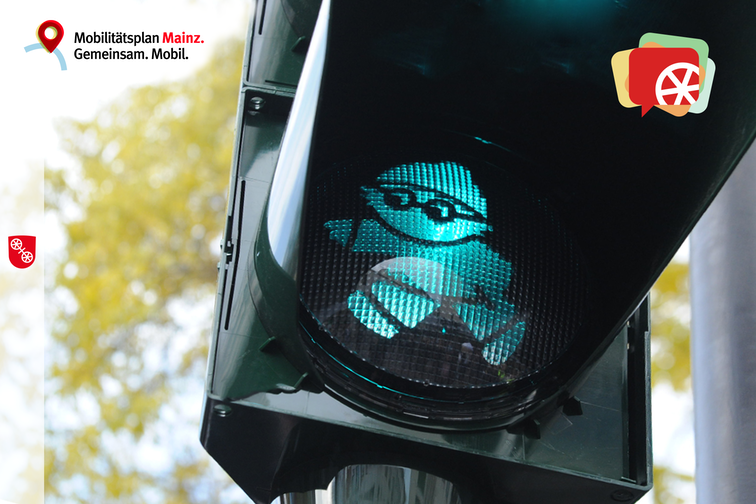 Зображення зеленого світлофора Майнцельменхен