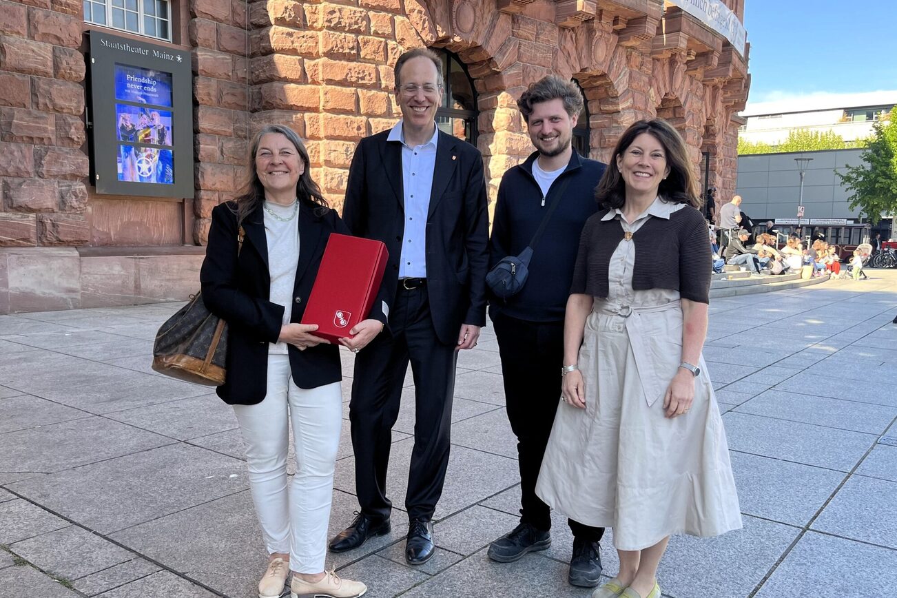 The arrival of the Mainz scholarship holder Raphaël Fischer-Dieskau