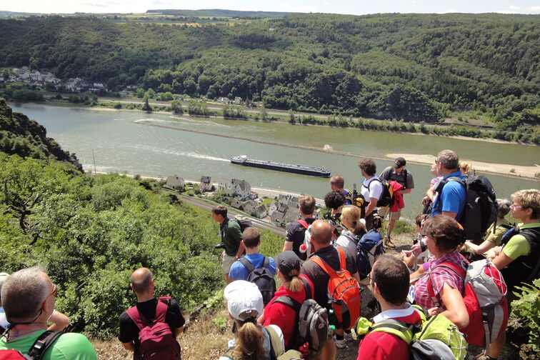 Guided tour on the rocky outcrop in Ehrental