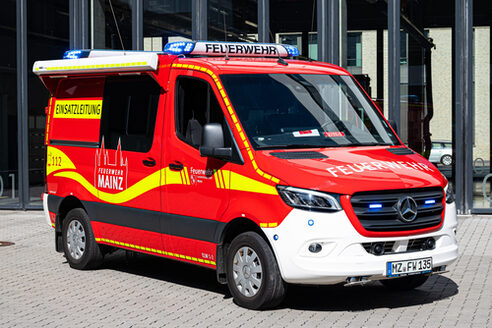 Einsatzleitwagen der Feuerwehr Mainz