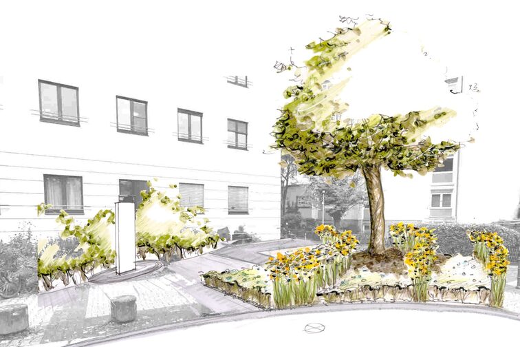 Altenauergasse'nin yeniden modellenmesi için tasarım