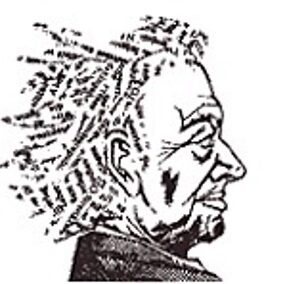 Kariktatur des Stomps-Kopfes