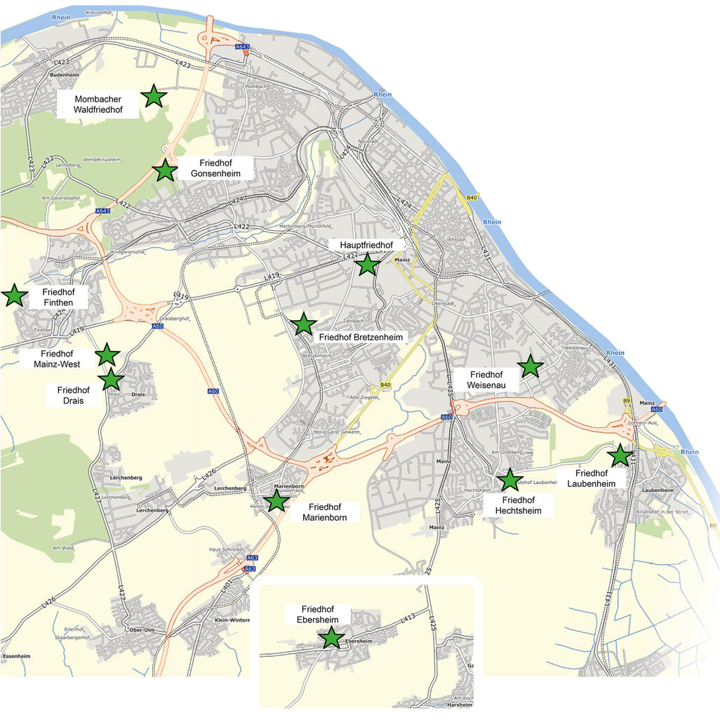 Plan général des cimetières 2022
