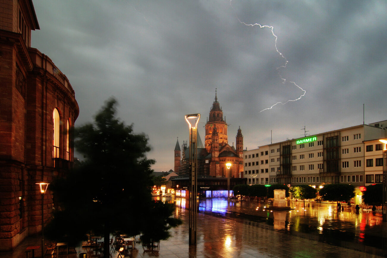 Orage à la cathédrale