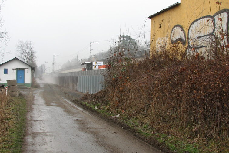 Le tracé avant la construction du mur