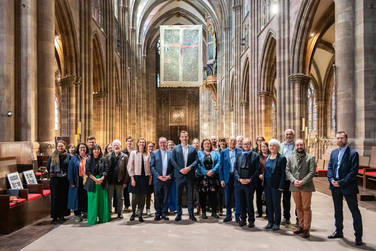 Strasbourg and Mainz celebrate Gutenberg's legacy together on May 9 in Strasbourg Cathedral